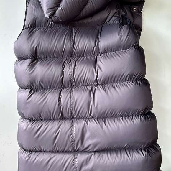 Rick Owen’s F/W 2017 Puffer Down Hooded Sleeveless Coat, Eggplant, size 40, US 4 - Picture 8 of 16